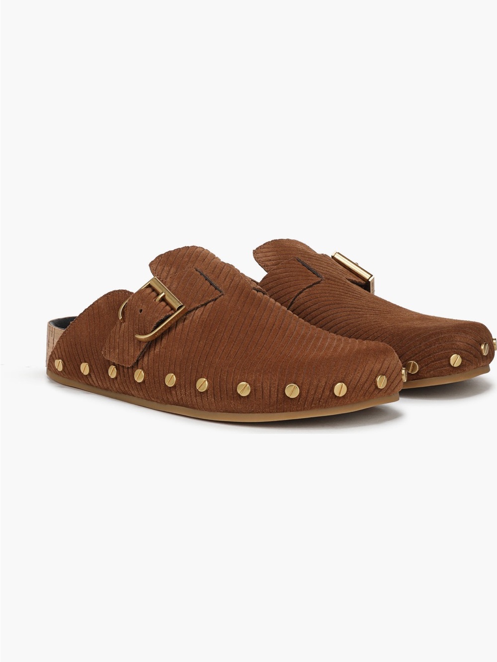 Veronica Beard Fern Clog Brown Suede Hazelwoodnat New $398 39 US 9M
